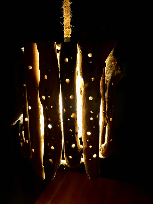 Luminaire bois flotté et dérivé