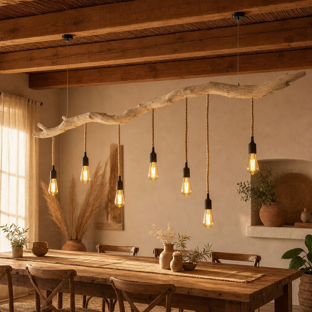 luminaire bois flotté et dérivé