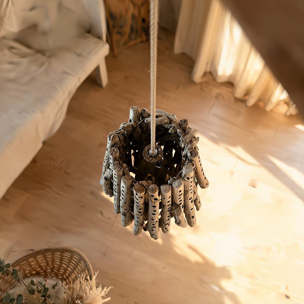 Luminaire bois flotté et dérivé