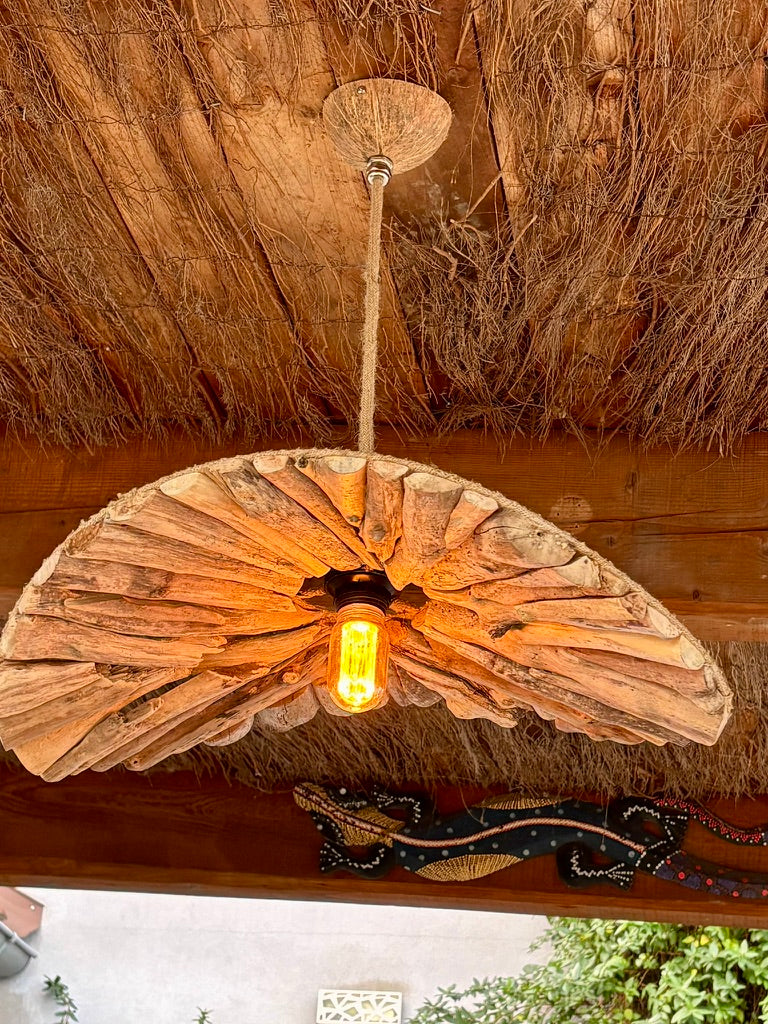 luminaire bois flotté et dérivé