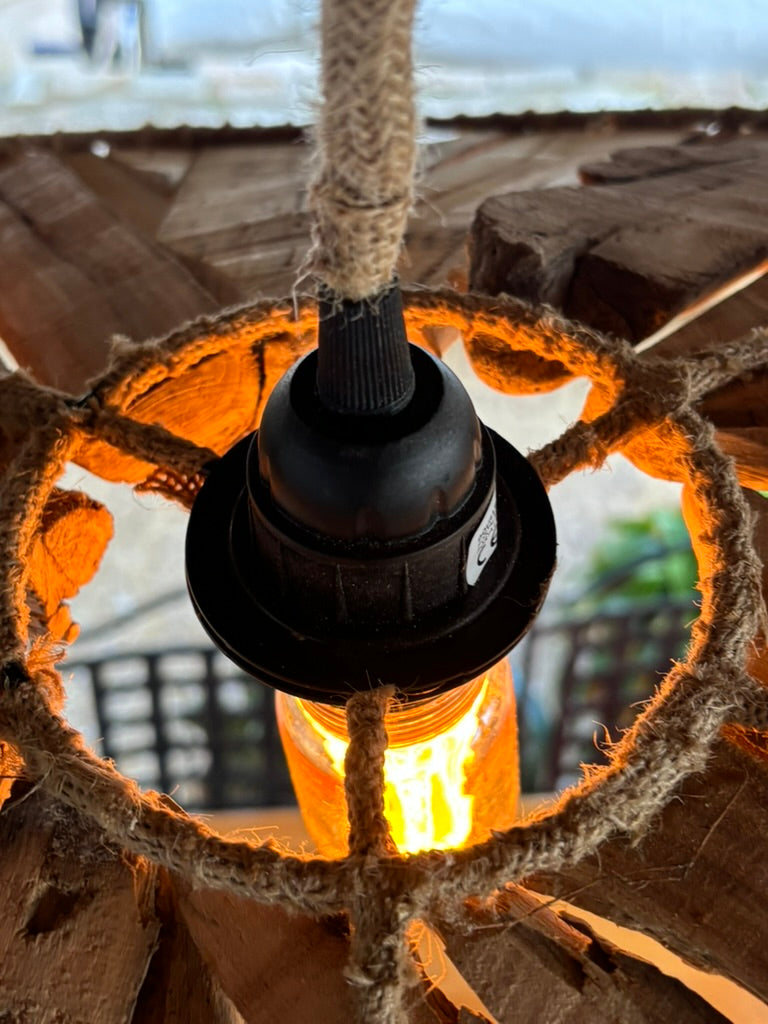 luminaire bois flotté et dérivé