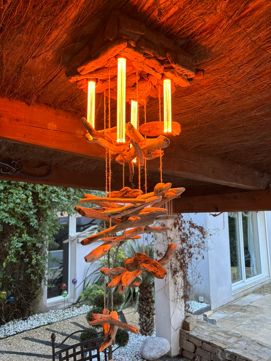 Luminaire bois flotté" et dérivé