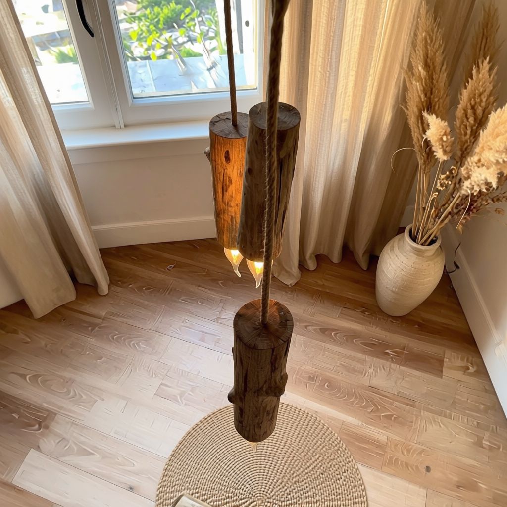 luminaire bois flotté et dérivé