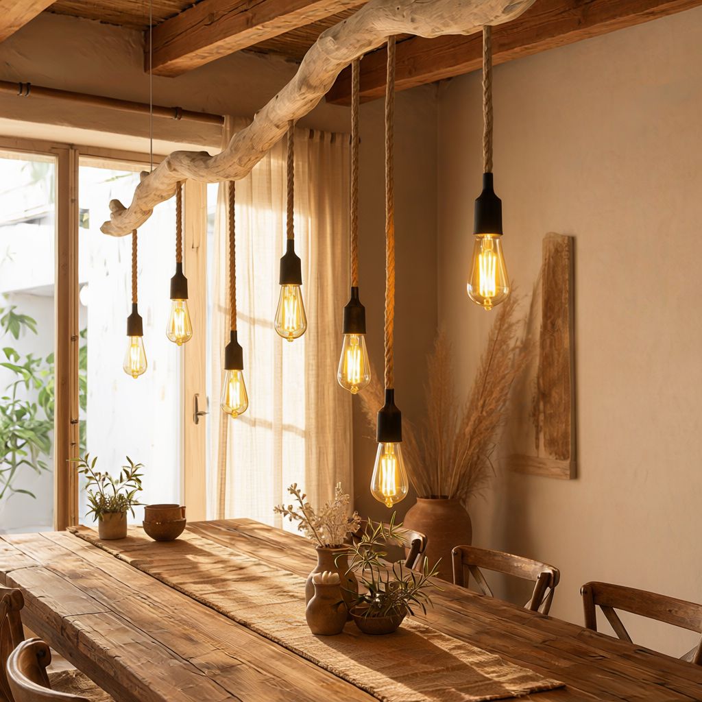luminaire bois flotté et dérivé