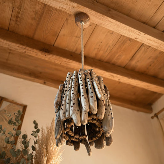 Luminaire bois flotté et dérivé