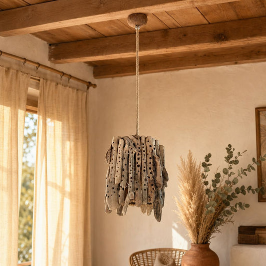 Luminaire bois flotté et dérivé