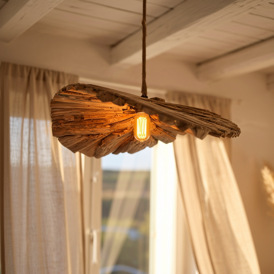 luminaire bois flotté et dérivé