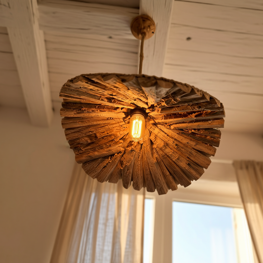 luminaire bois flotté et dérivé